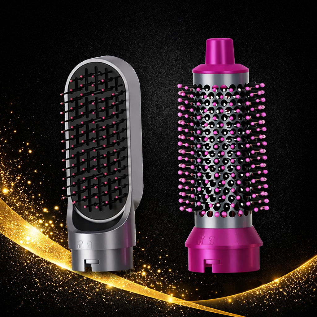 Muti-Functional 5 IN 1 Hair Styling Tool Detachable Hot Air Brush Hair Dryer with Comb